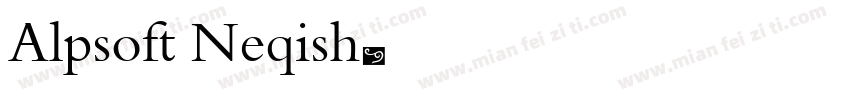 Alpsoft Neqish字体转换